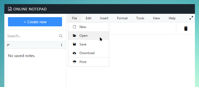 Open text file in Usseo